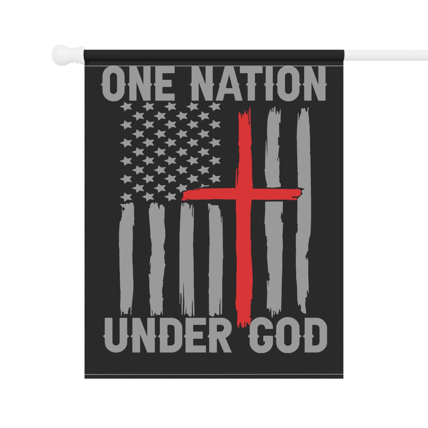 One nation under God - Garden & House Banner - Premium Home Decor from Printify - Just $19.97! Shop now at Grizzly Creek Apparel