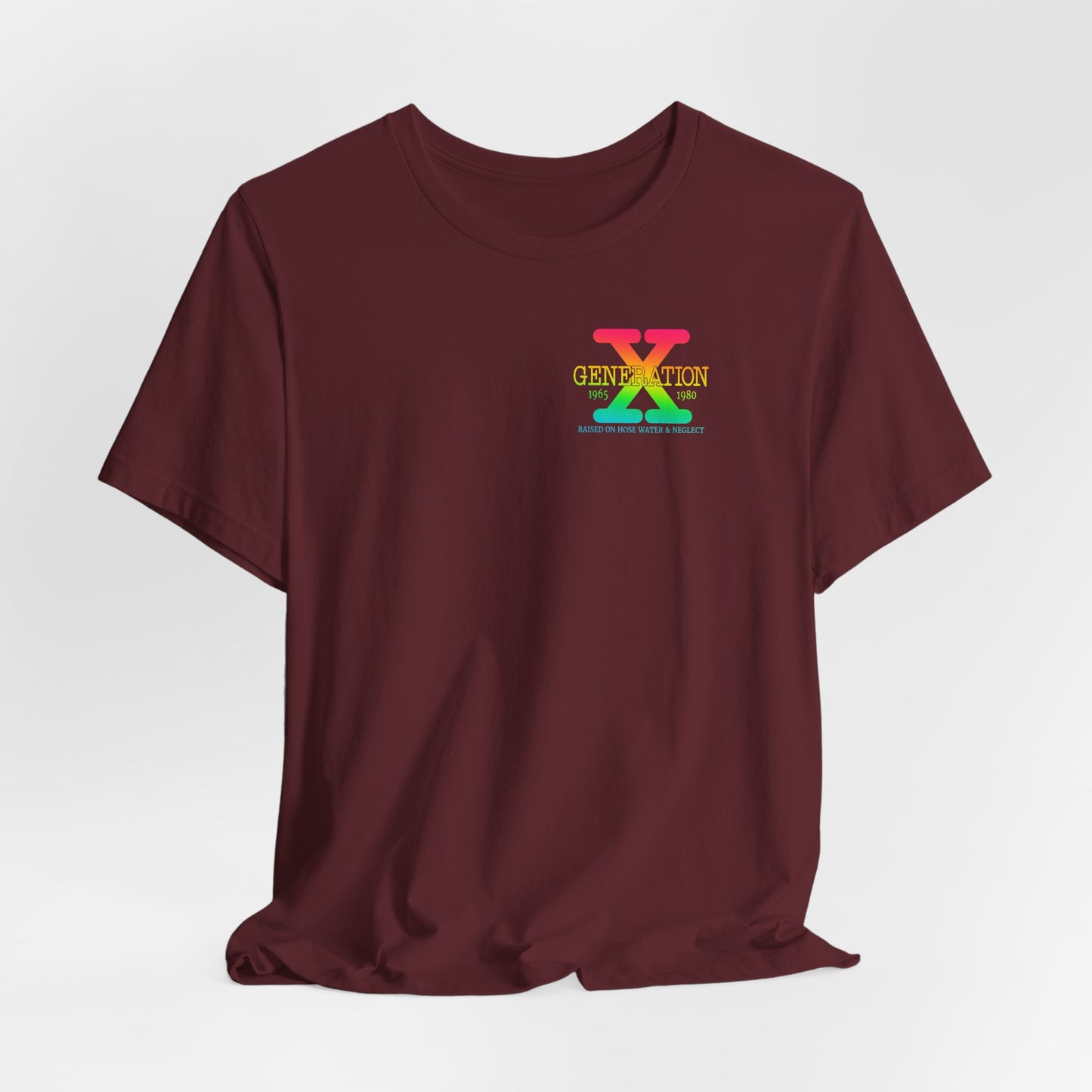 Retro Gen X T-Shirt, Vintage Style Tee, Unisex Graphic Tee, Nostalgic 80s Shirt, Perfect for Gen X Fans, Gift for Retro Lovers - Old Glory 1776 Apparel