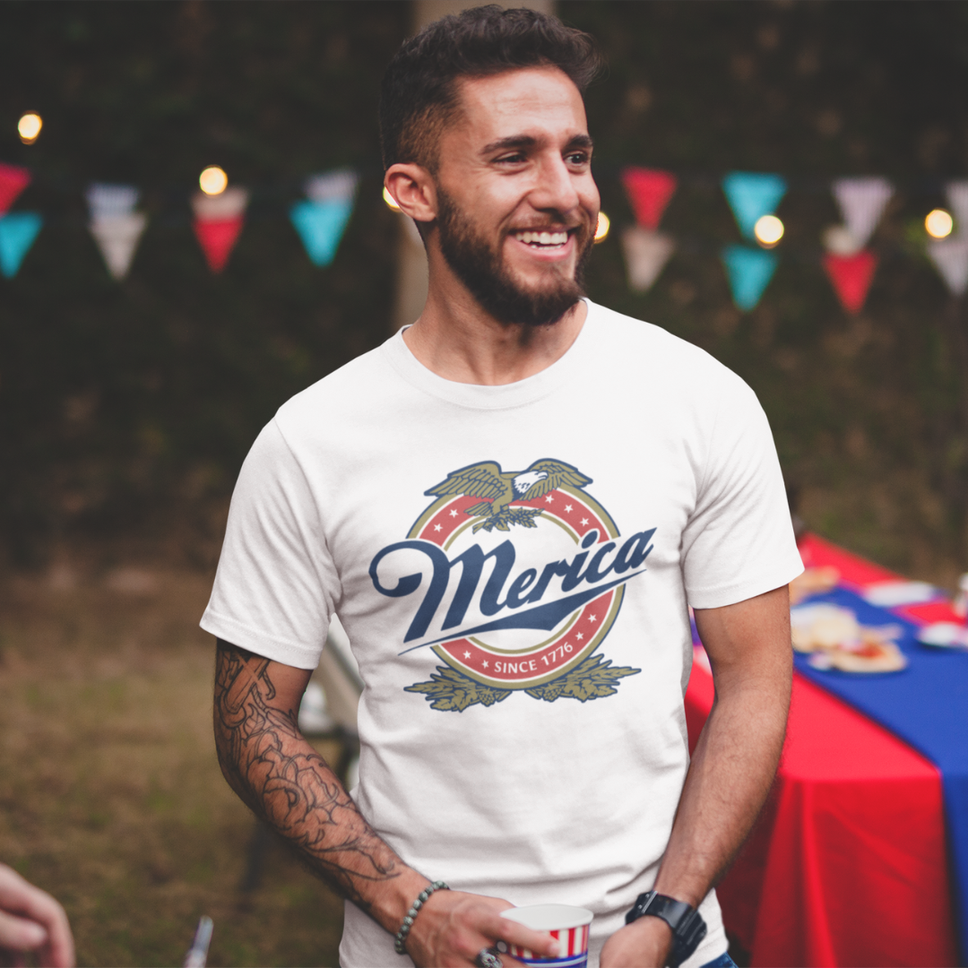 Patriotic Tee, America Shirt, Unisex Shirt, Short Sleeve Tee, 4th of July Shirt, Independence Day Tee