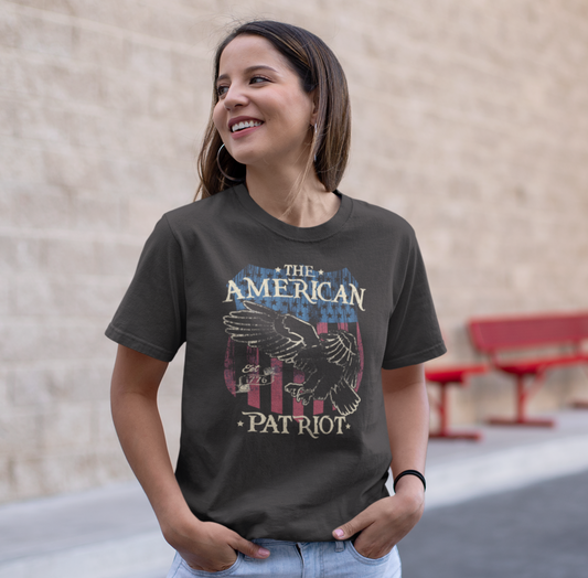 The American Patriot Unisex T-Shirt, American Tee, USA Shirt, Unisex Graphic Tee, Independence Day Apparel - Old Glory 1776 Apparel