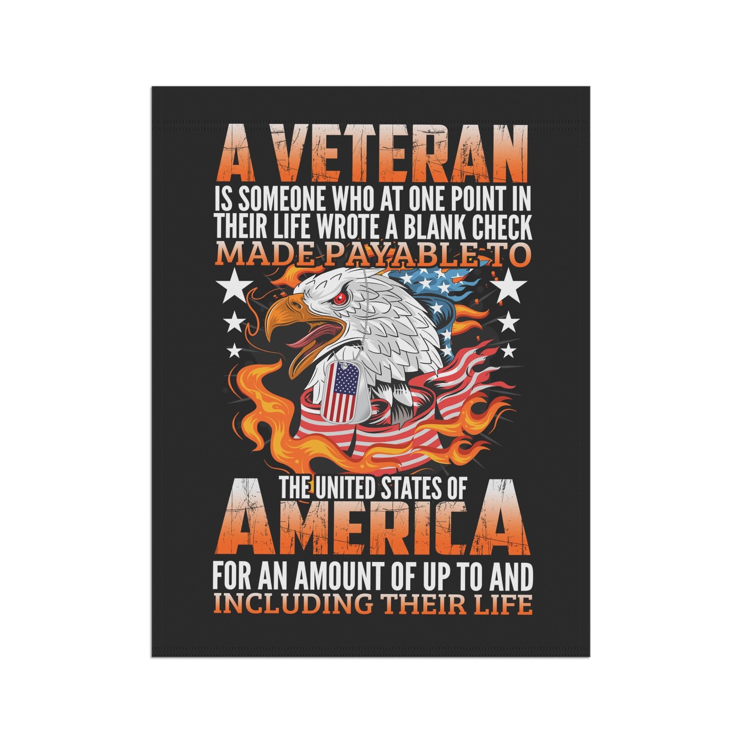 A Veteran - Garden & House Banner - Premium Home Decor from Old Glory 1776 Apparel - Just $19.97! Shop now at Old Glory 1776 Apparel