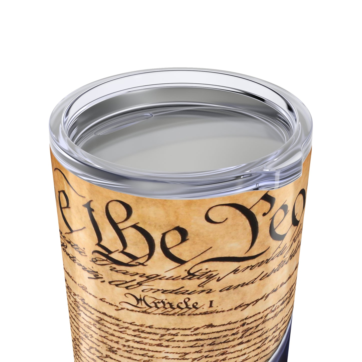 We The People Patriotic 20oz Tumbler, Freedom & Liberty Inspired Drinkware - Old Glory 1776 Apparel