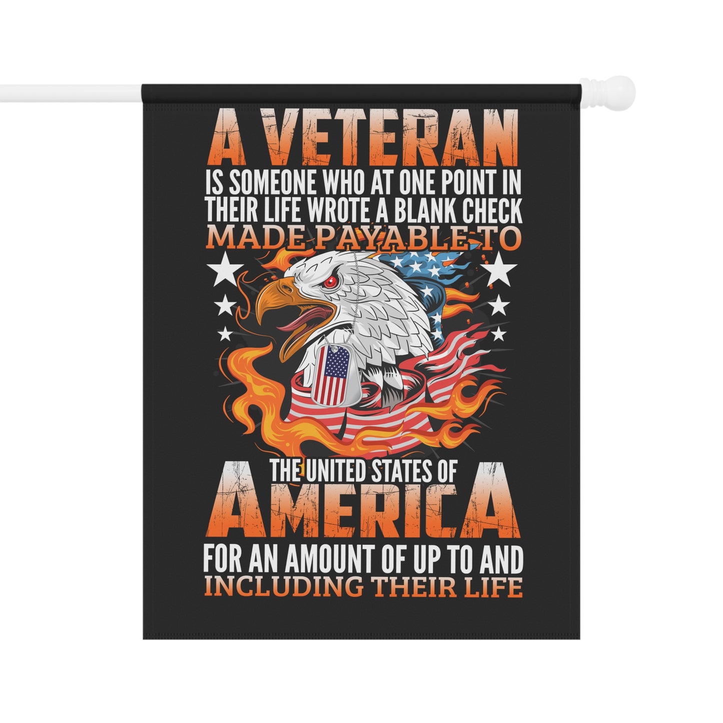 A Veteran - Garden & House Banner - Premium Home Decor from Old Glory 1776 Apparel - Just $19.97! Shop now at Old Glory 1776 Apparel