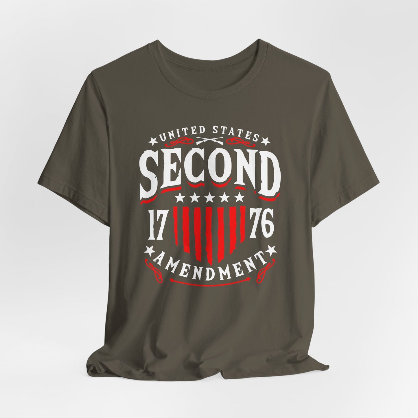 United States 2nd Amendment, 1776 Unisex T-Shirt, Patriotic Tee, Freedom Liberty Tee, 2nd Amendment Merch, American Patriot Top - Old Glory 1776 Apparel