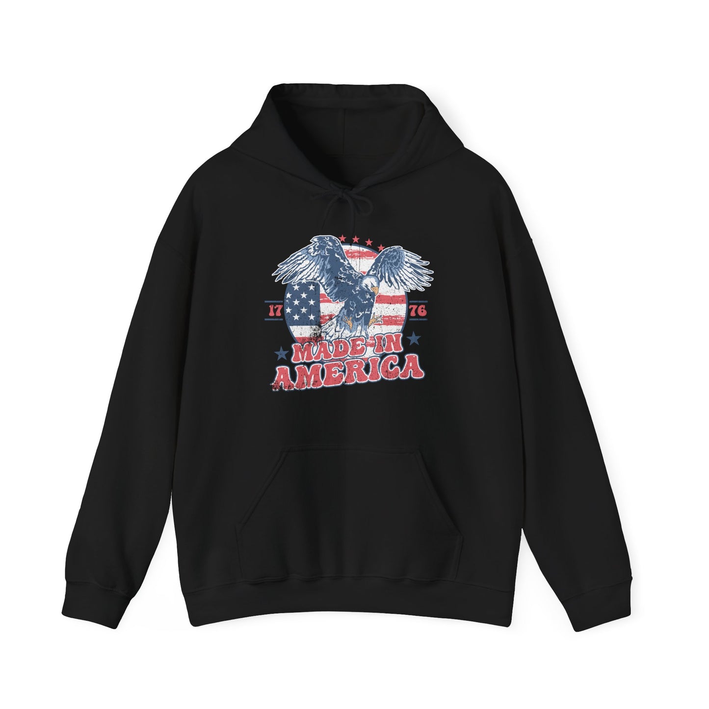 Patriotic Eagle Hoodie for Independence Day