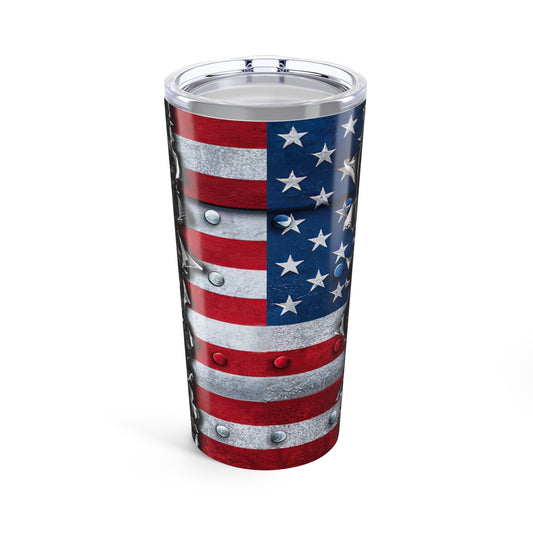 Patriotic 20oz Tumbler - Features Bold American Designs & Gun Themes - Old Glory 1776 Apparel