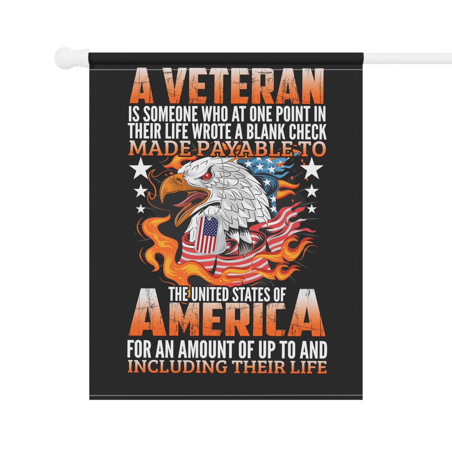 A Veteran - Garden & House Banner - Premium Home Decor from Old Glory 1776 Apparel - Just $19.97! Shop now at Old Glory 1776 Apparel