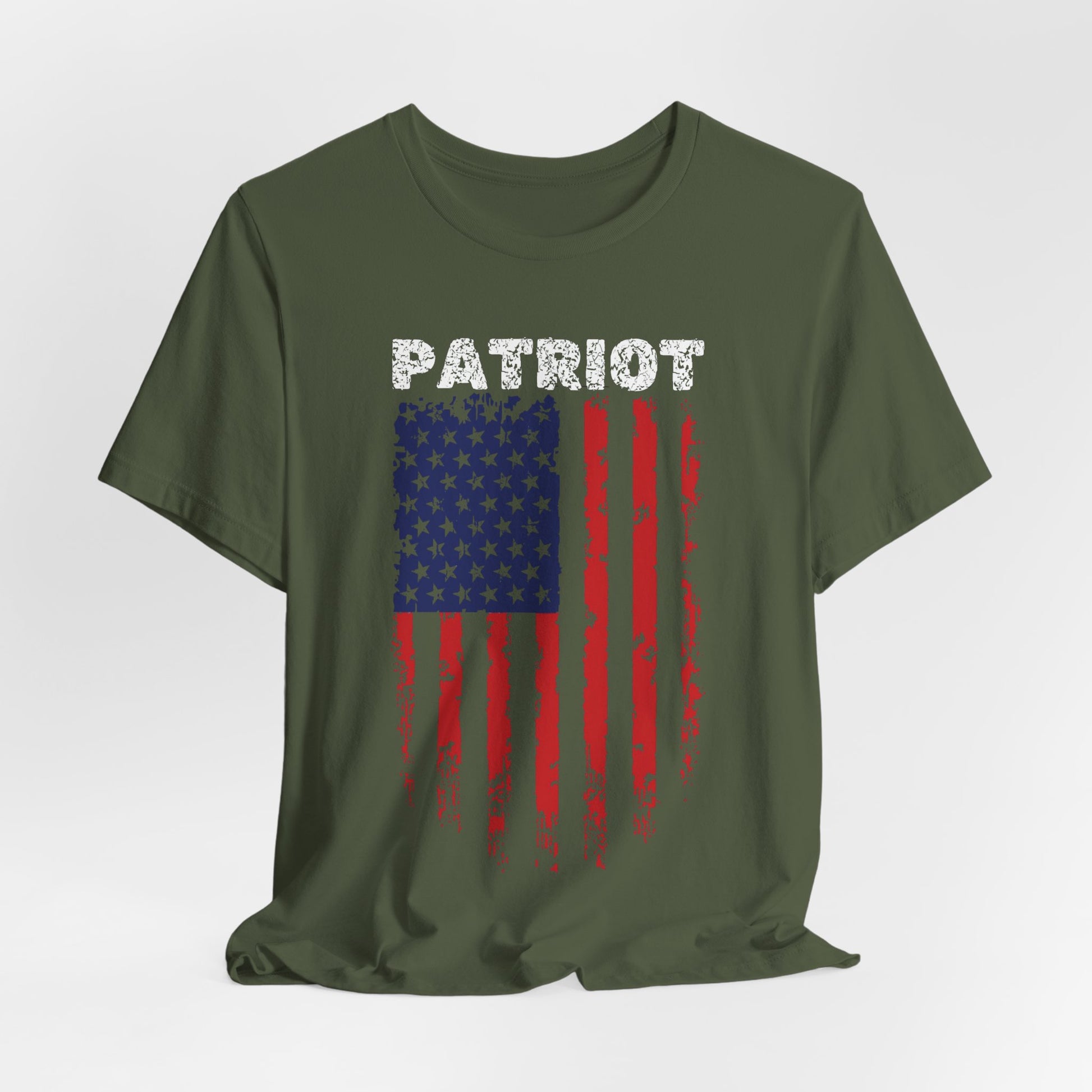 Patriot Flag Unisex T-Shirt, American Pride Tee, Fearless and Bold Shirt, USA Patriotism Top, Patriotic Gift - Old Glory 1776 Apparel