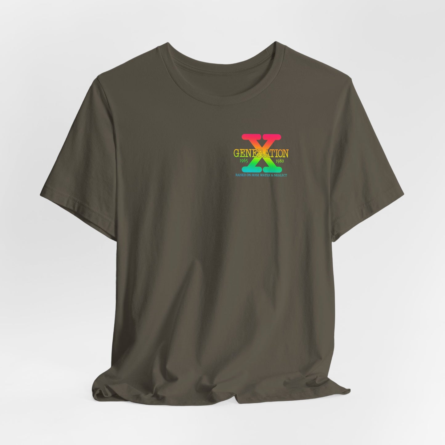 Retro Gen X T-Shirt, Vintage Style Tee, Unisex Graphic Tee, Nostalgic 80s Shirt, Perfect for Gen X Fans, Gift for Retro Lovers - Old Glory 1776 Apparel