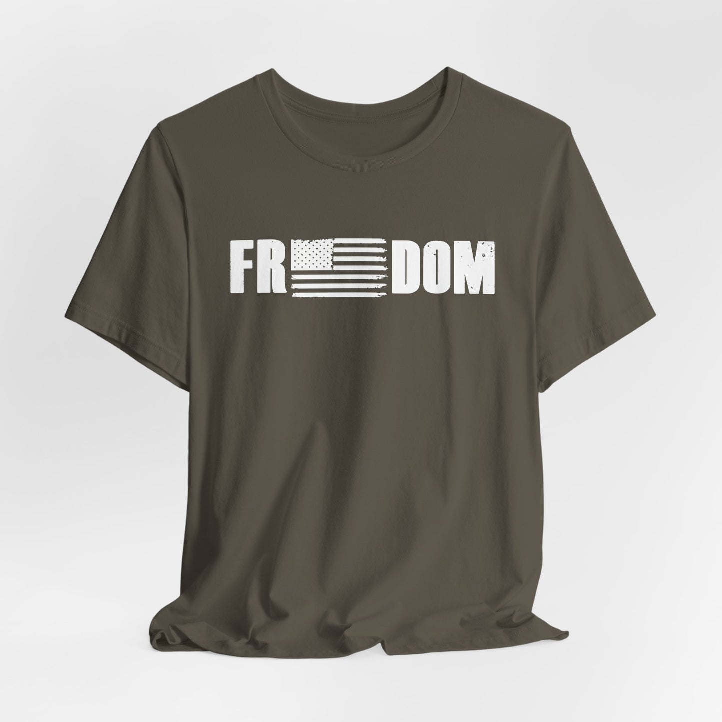 Patriotic Freedom Tee, USA Flag Shirt, Independence Day Apparel, American Pride Top, Fourth of July Tee, Patriotic Clothing - Old Glory 1776 Apparel