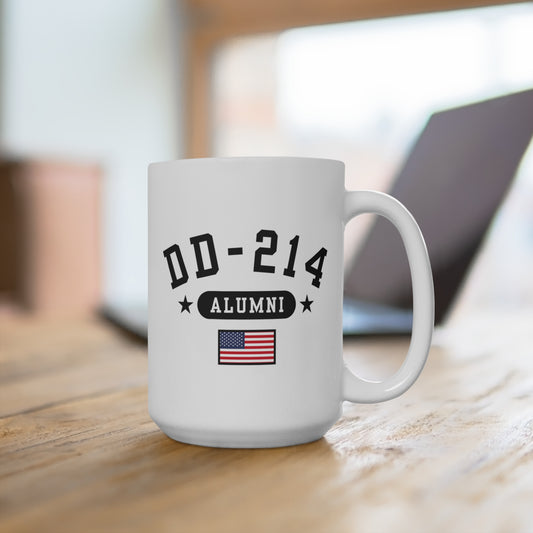 Veteran DD-214 Alumni 11oz-15oz Mug, Military Gifts, Graduation, Military Retirement