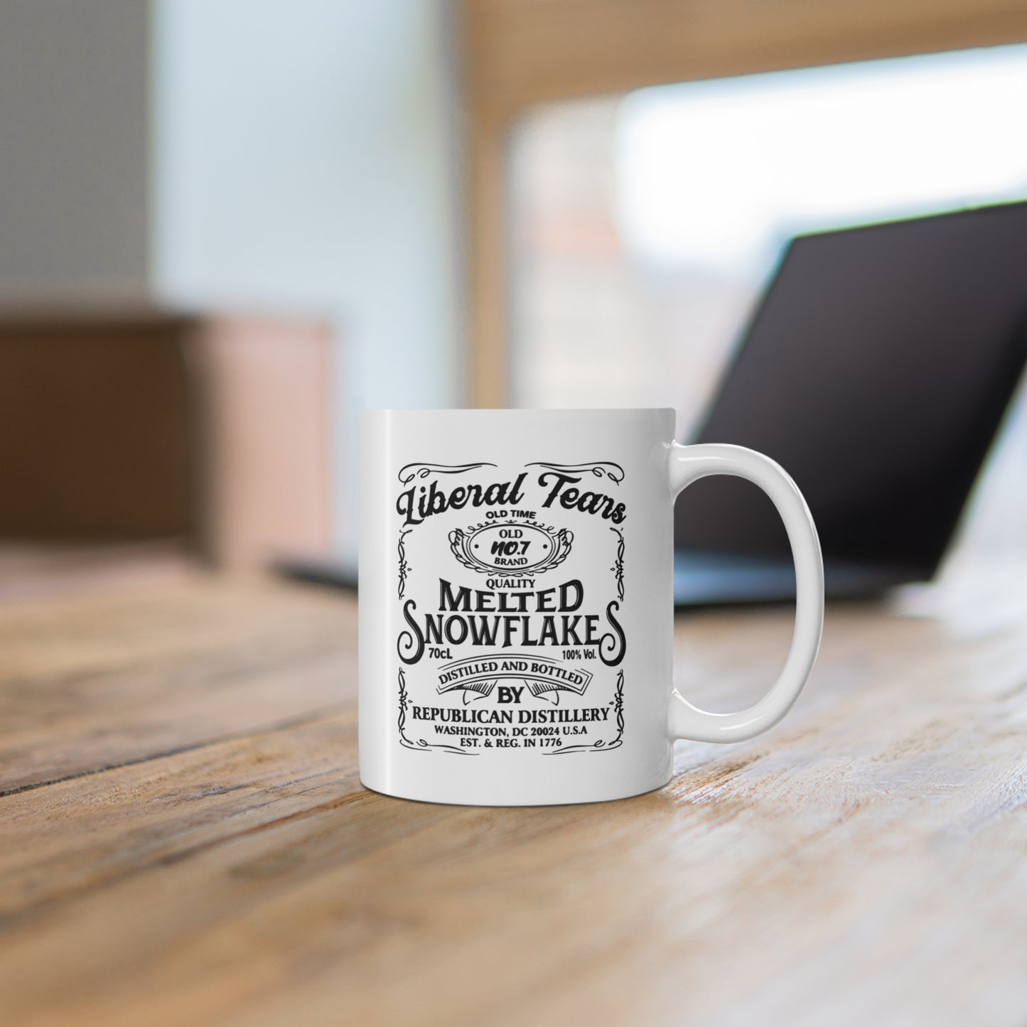 Liberal Tears Mug, Funny Coffee Cup, Gift for Friends, Humor Mug, Unique Kitchen Decor, Political Coffee Mug