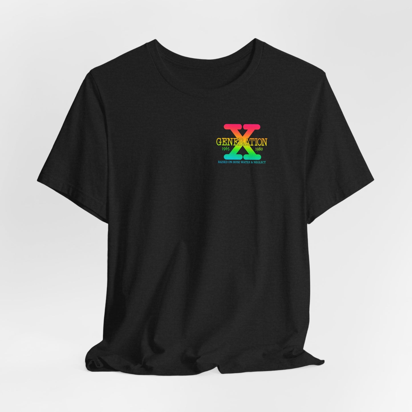 Retro Gen X T-Shirt, Vintage Style Tee, Unisex Graphic Tee, Nostalgic 80s Shirt, Perfect for Gen X Fans, Gift for Retro Lovers - Old Glory 1776 Apparel