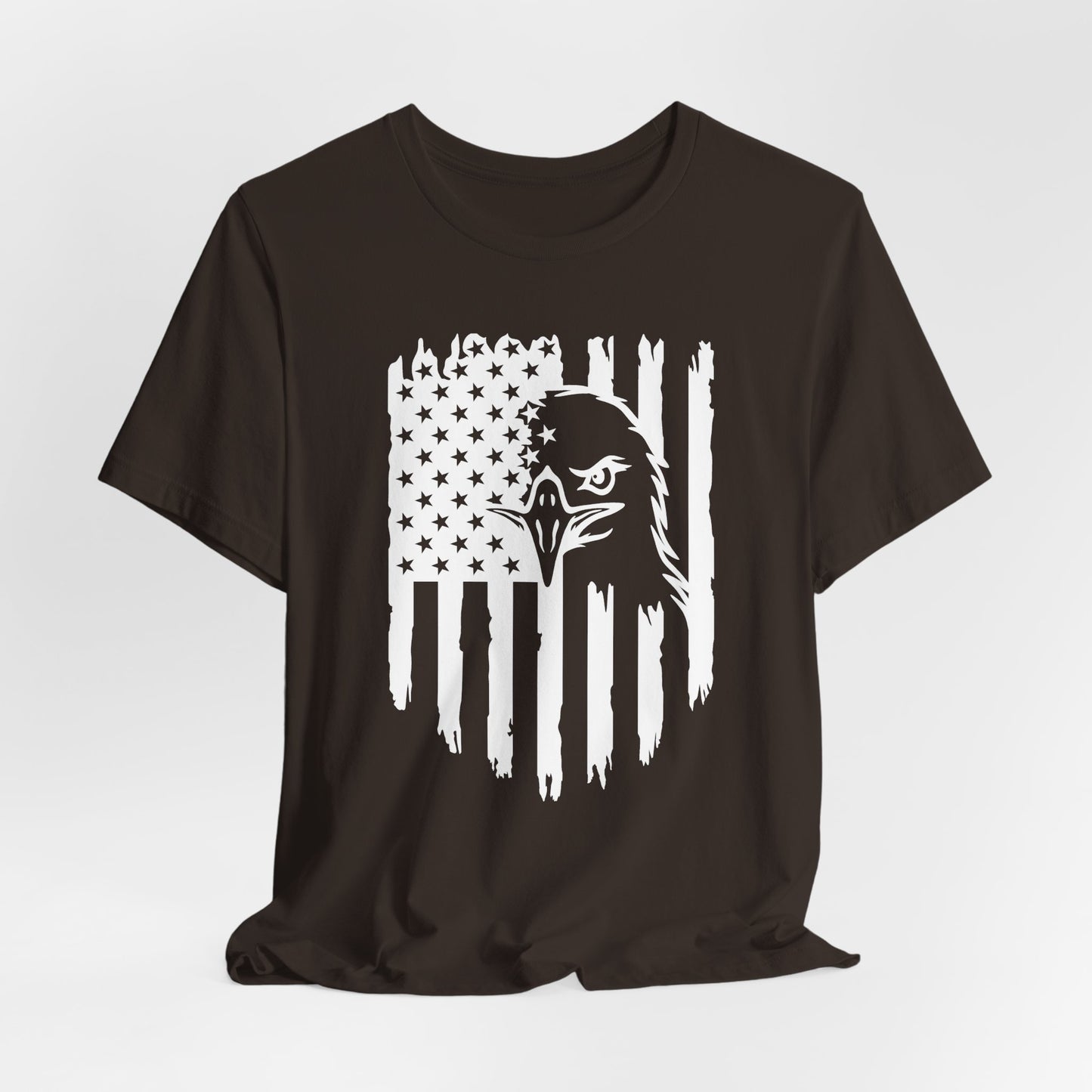 Patriotic Eagle Flag Unisex T-Shirt, Patriotism, Celebrate Freedom - American Pride Tee, USA Flag Shirt - Old Glory 1776 Apparel
