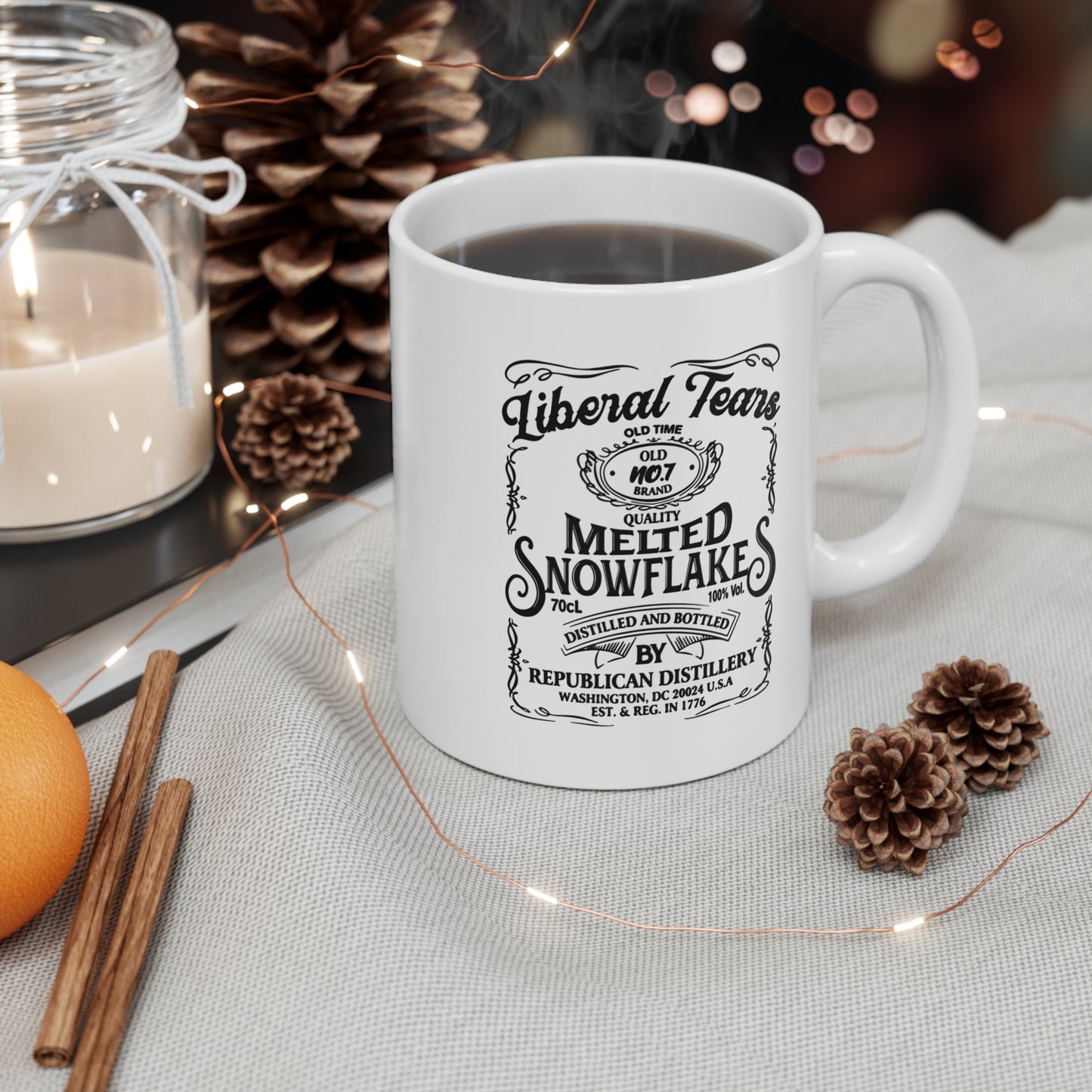 Liberal Tears Mug, Funny Coffee Cup, Gift for Friends, Humor Mug, Unique Kitchen Decor, Political Coffee Mug