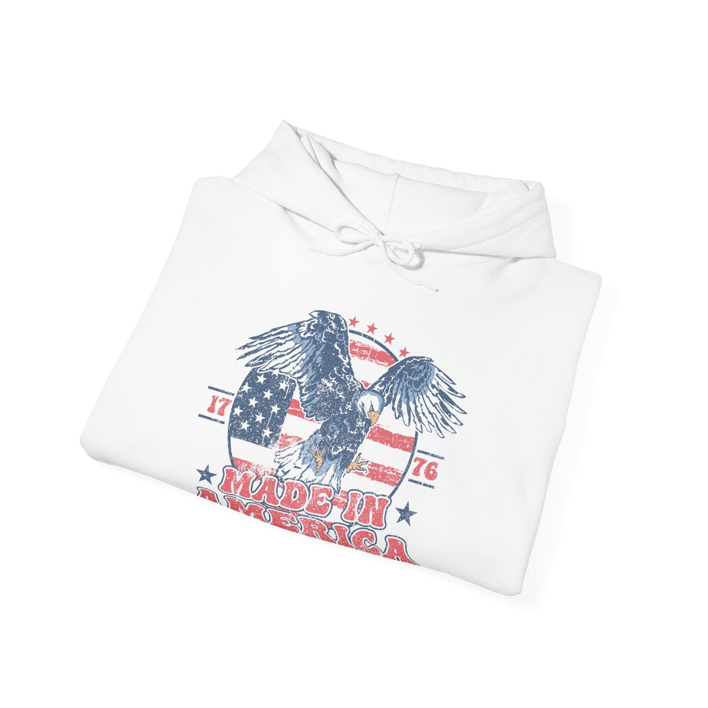 Patriotic Eagle Hoodie for Independence Day