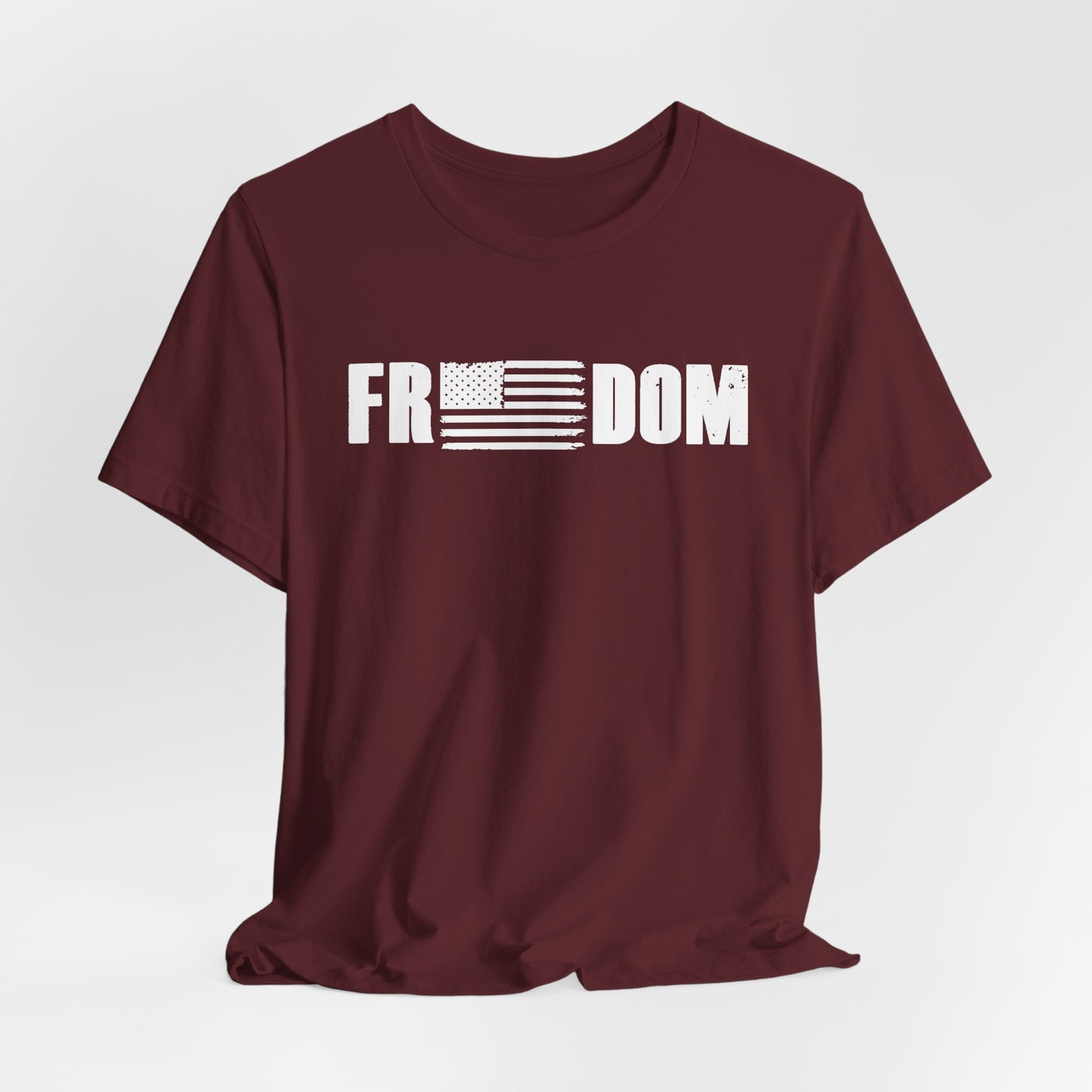 Patriotic Freedom Tee, USA Flag Shirt, Independence Day Apparel, American Pride Top, Fourth of July Tee, Patriotic Clothing - Old Glory 1776 Apparel