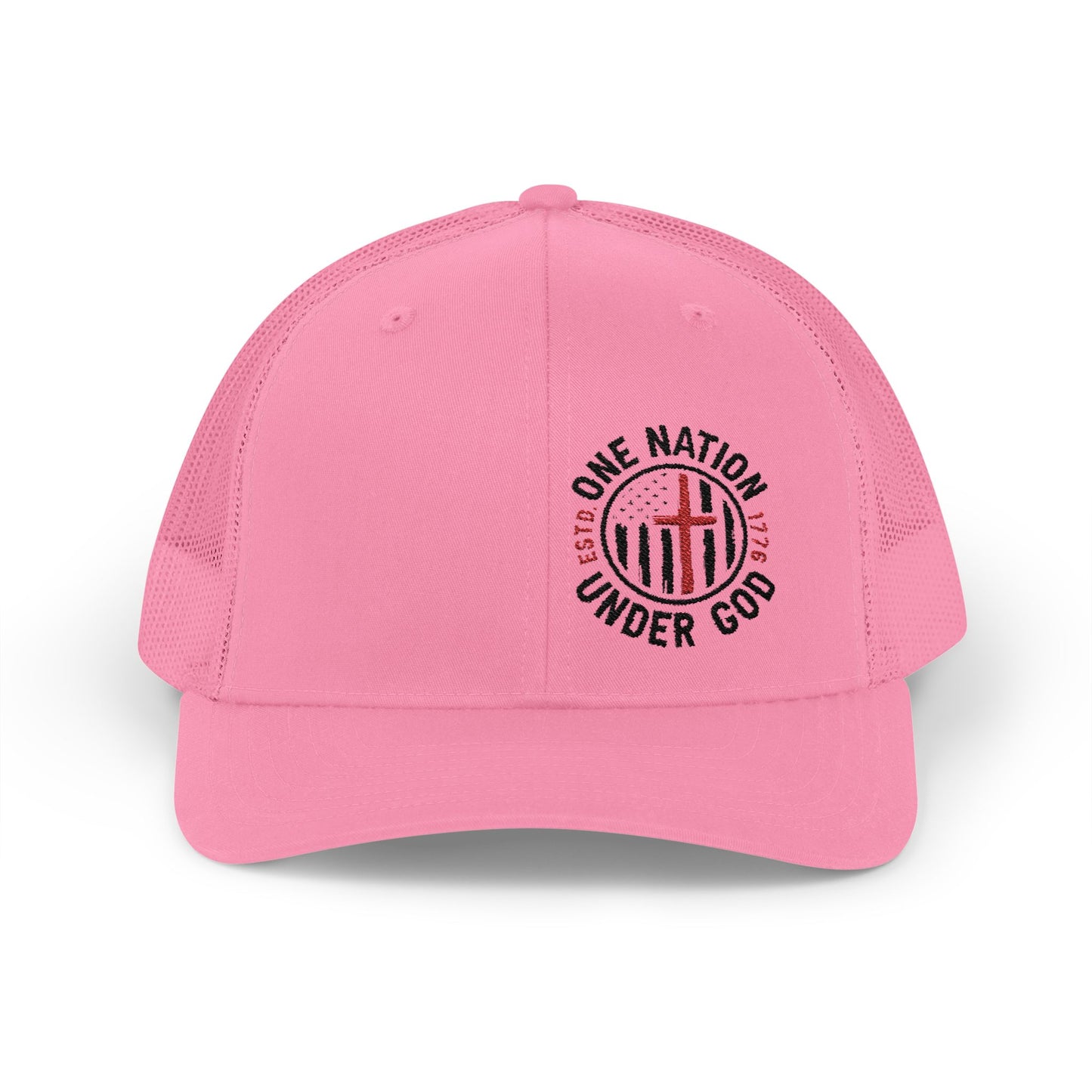 Patriotic Snapback Trucker Cap - "One Nation Under God"