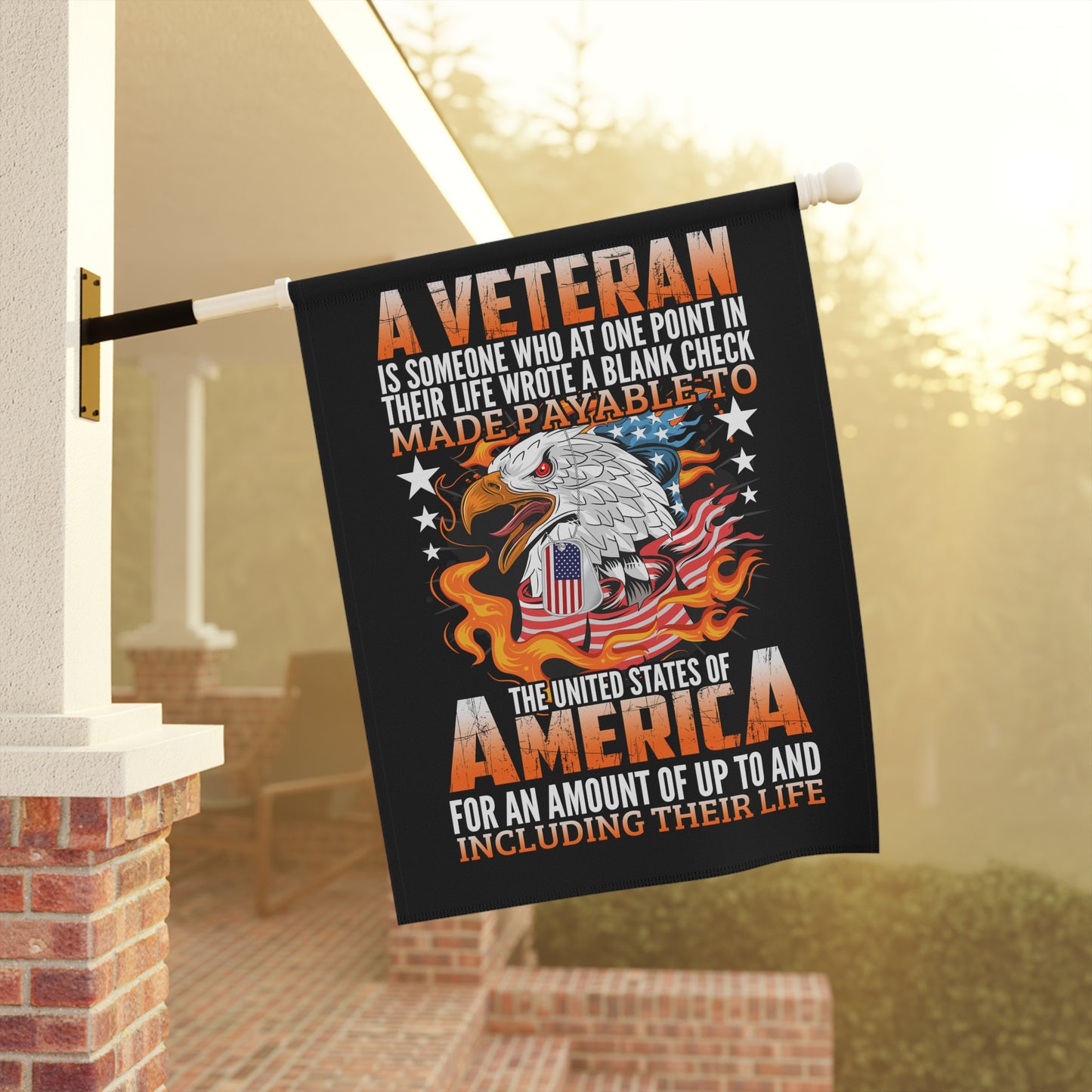 A Veteran - Garden & House Banner - Premium Home Decor from Old Glory 1776 Apparel - Just $19.97! Shop now at Old Glory 1776 Apparel