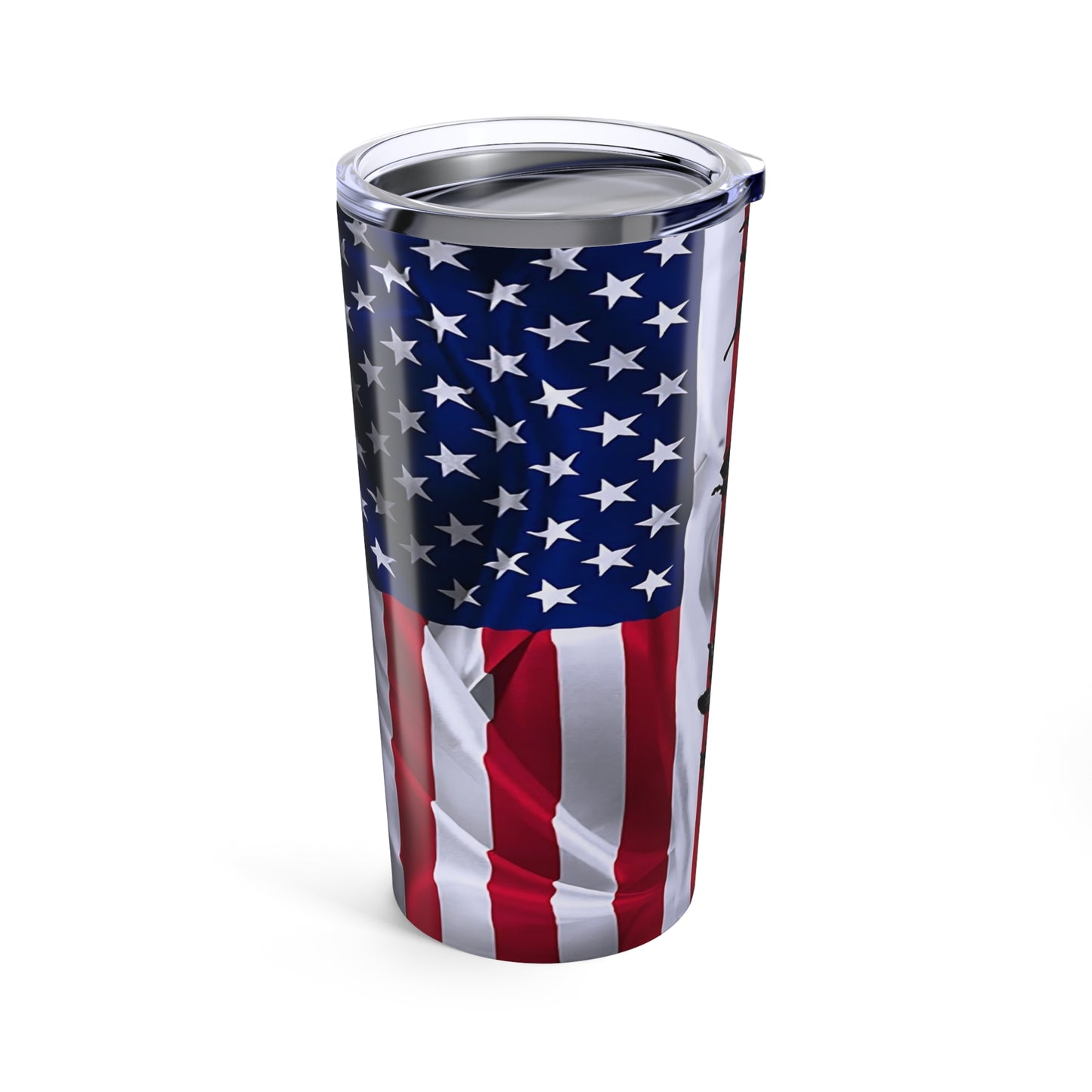Patriotic 20oz Tumbler | American Flag Design | Perfect for Veterans Day and Celebrations - Old Glory 1776 Apparel