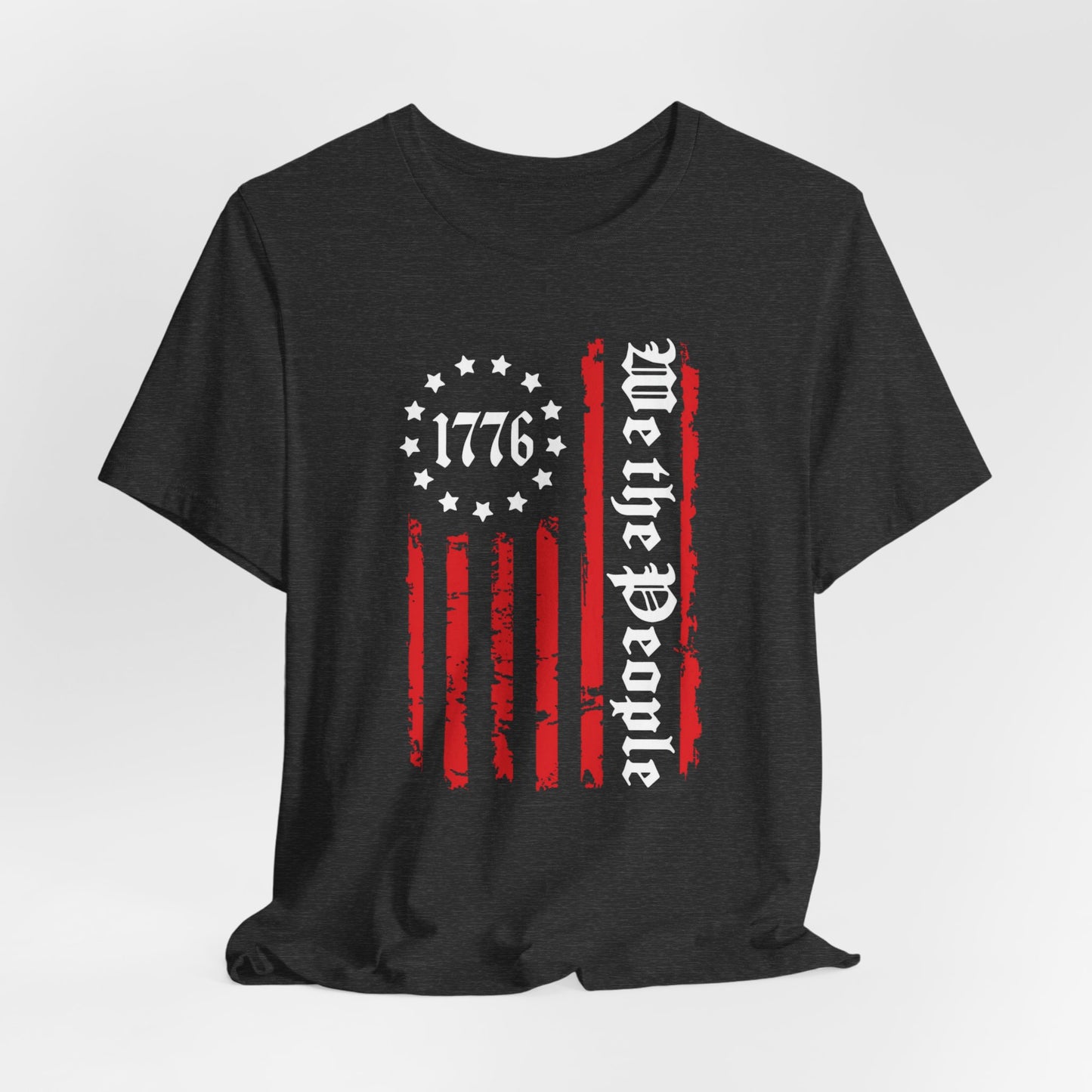 1776 Patriotic Flag Unisex T-Shirt, American Independence Day Shirt, Vintage 1776 T-Shirt, Red White Blue Tee - Old Glory 1776 Apparel