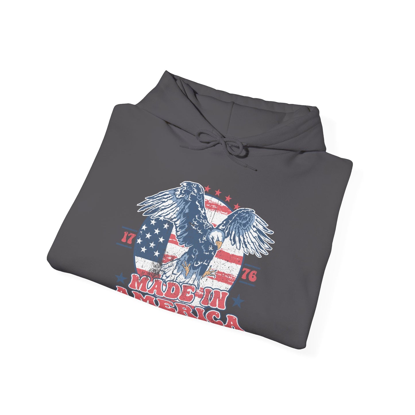 Patriotic Eagle Hoodie for Independence Day