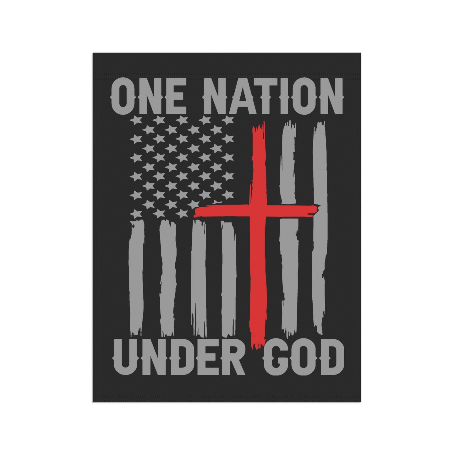 One nation under God - Garden & House Banner - Premium Home Decor from Printify - Just $19.97! Shop now at Grizzly Creek Apparel