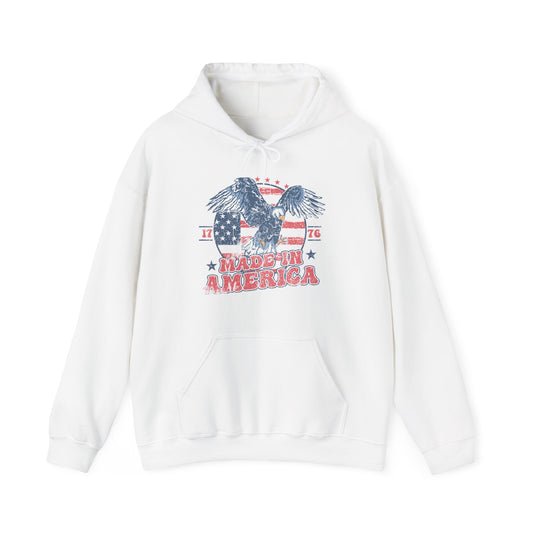 Patriotic Eagle Hoodie for Independence Day