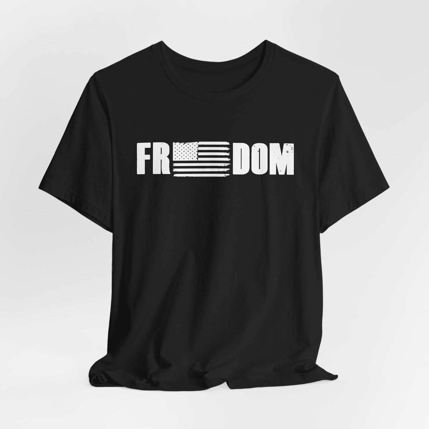 Patriotic Freedom Tee, USA Flag Shirt, Independence Day Apparel, American Pride Top, Fourth of July Tee, Patriotic Clothing - Old Glory 1776 Apparel