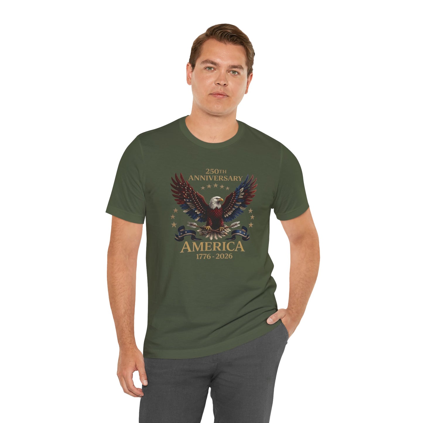 America 250th Anniversary Eagle T-Shirt — 1776–2026 Patriotic Tee