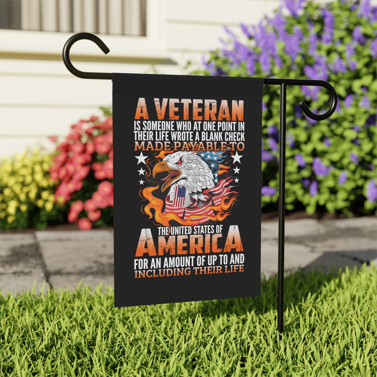 A Veteran - Garden & House Banner - Premium Home Decor from Old Glory 1776 Apparel - Just $19.97! Shop now at Old Glory 1776 Apparel