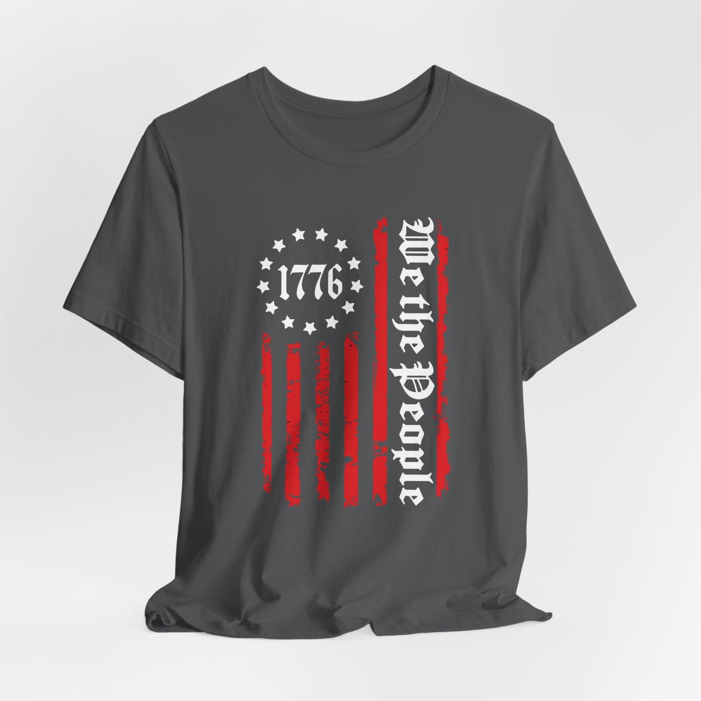 1776 Patriotic Flag Unisex T-Shirt, American Independence Day Shirt, Vintage 1776 T-Shirt, Red White Blue Tee - Old Glory 1776 Apparel