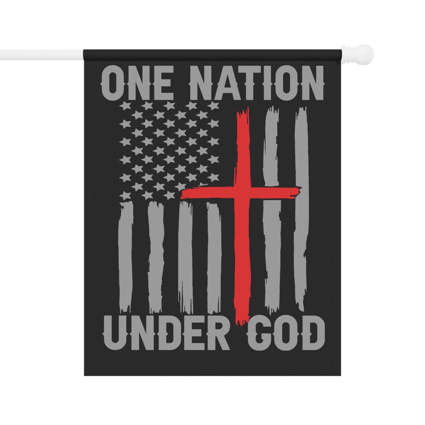 One nation under God - Garden & House Banner - Premium Home Decor from Printify - Just $19.97! Shop now at Grizzly Creek Apparel