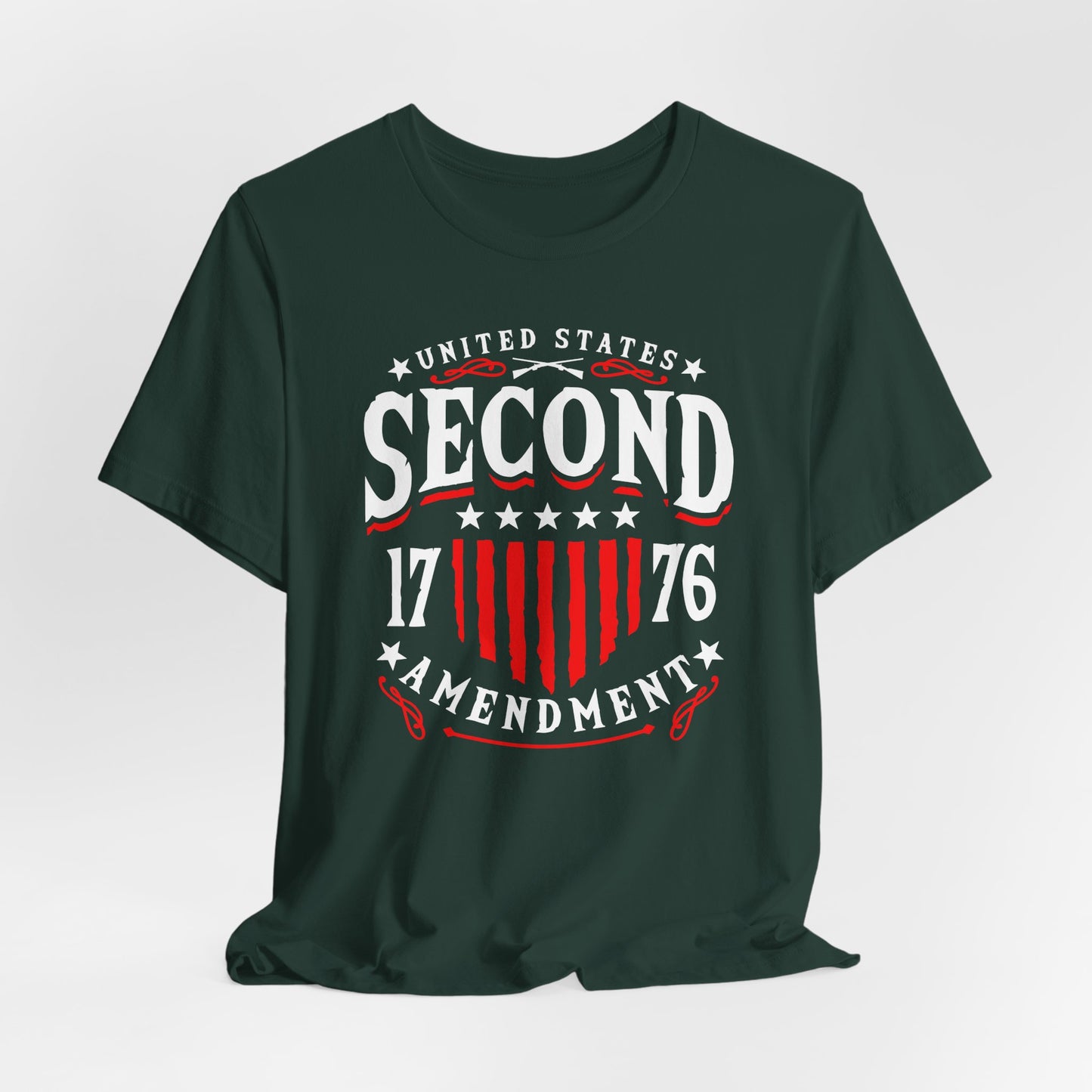 United States 2nd Amendment, 1776 Unisex T-Shirt, Patriotic Tee, Freedom Liberty Tee, 2nd Amendment Merch, American Patriot Top - Old Glory 1776 Apparel