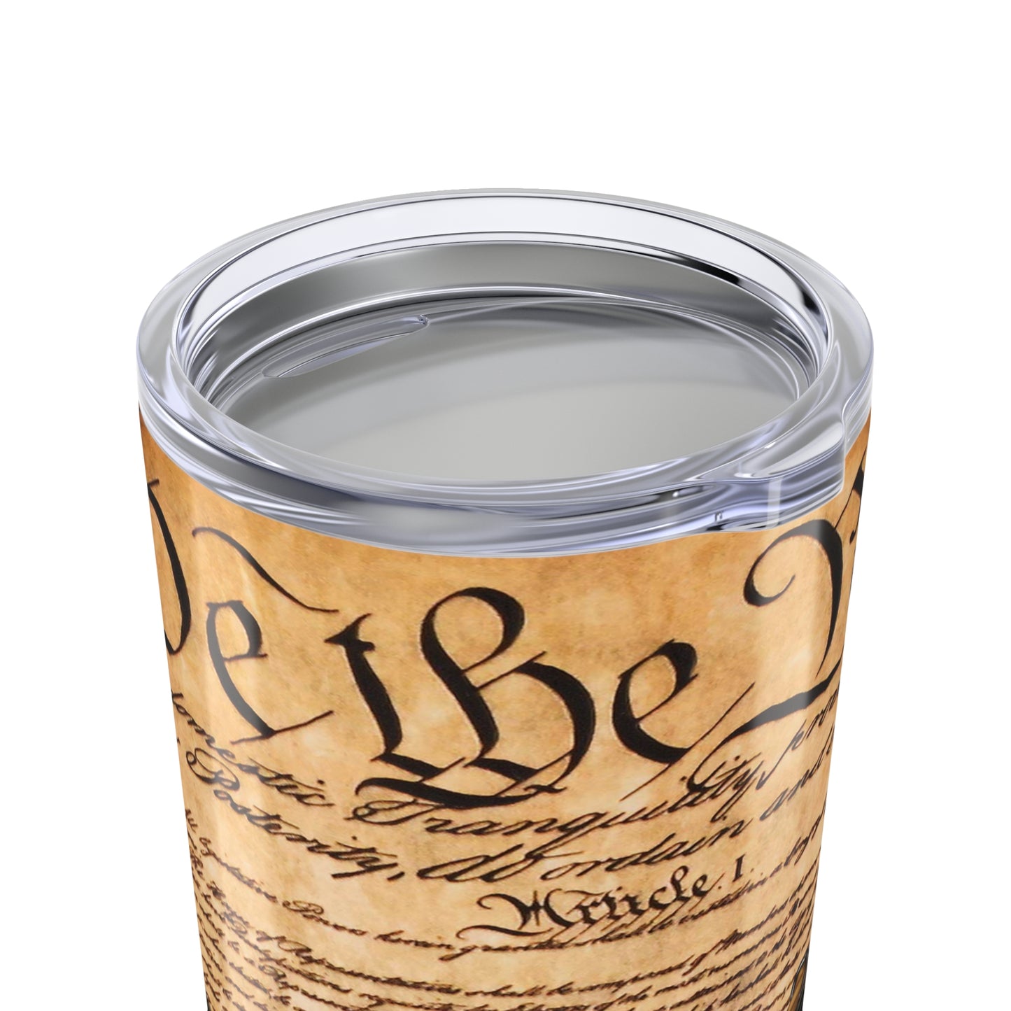 Patriotic Tumbler 20oz | Inspirational Founding Documents Design - Old Glory 1776 Apparel