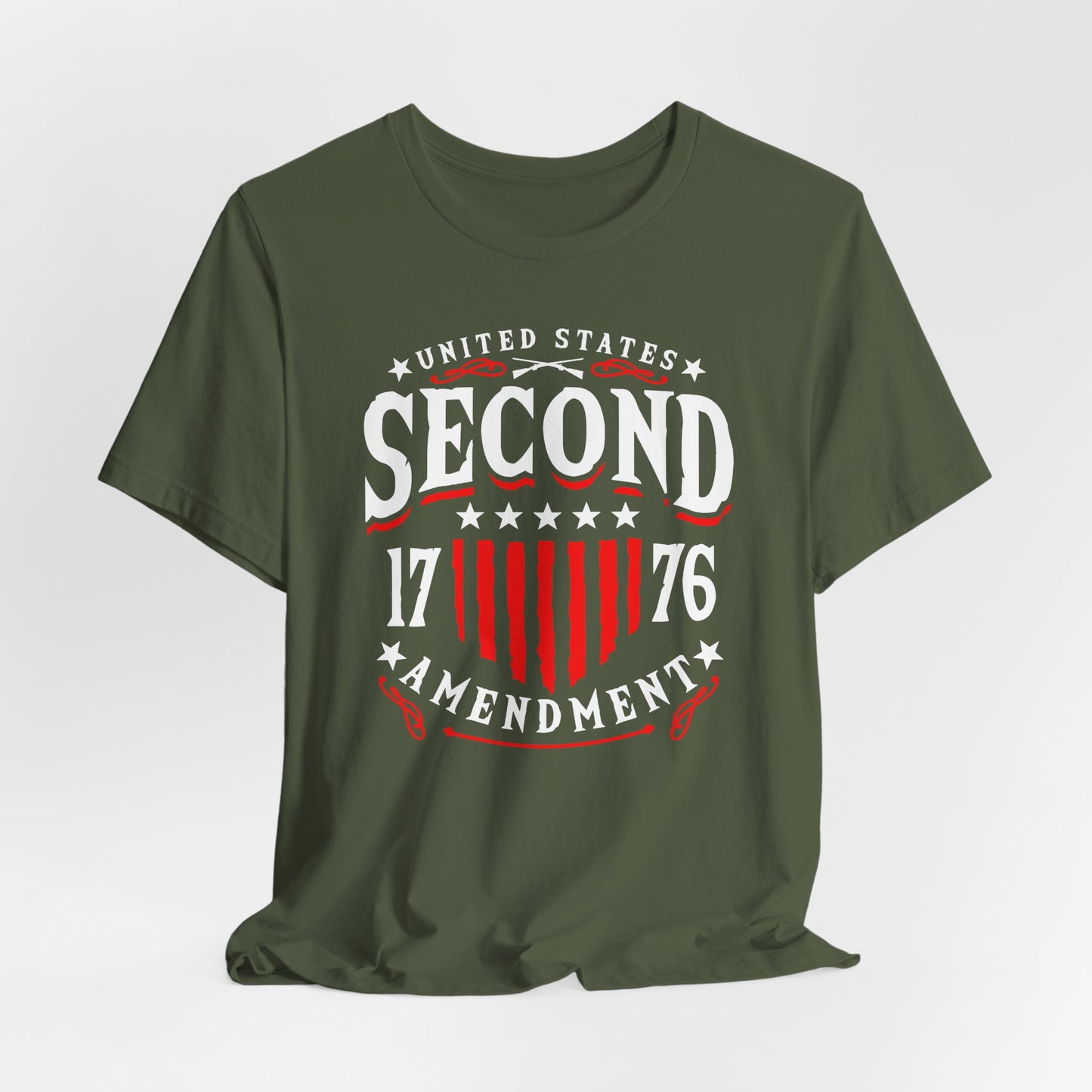United States 2nd Amendment, 1776 Unisex T-Shirt, Patriotic Tee, Freedom Liberty Tee, 2nd Amendment Merch, American Patriot Top - Old Glory 1776 Apparel