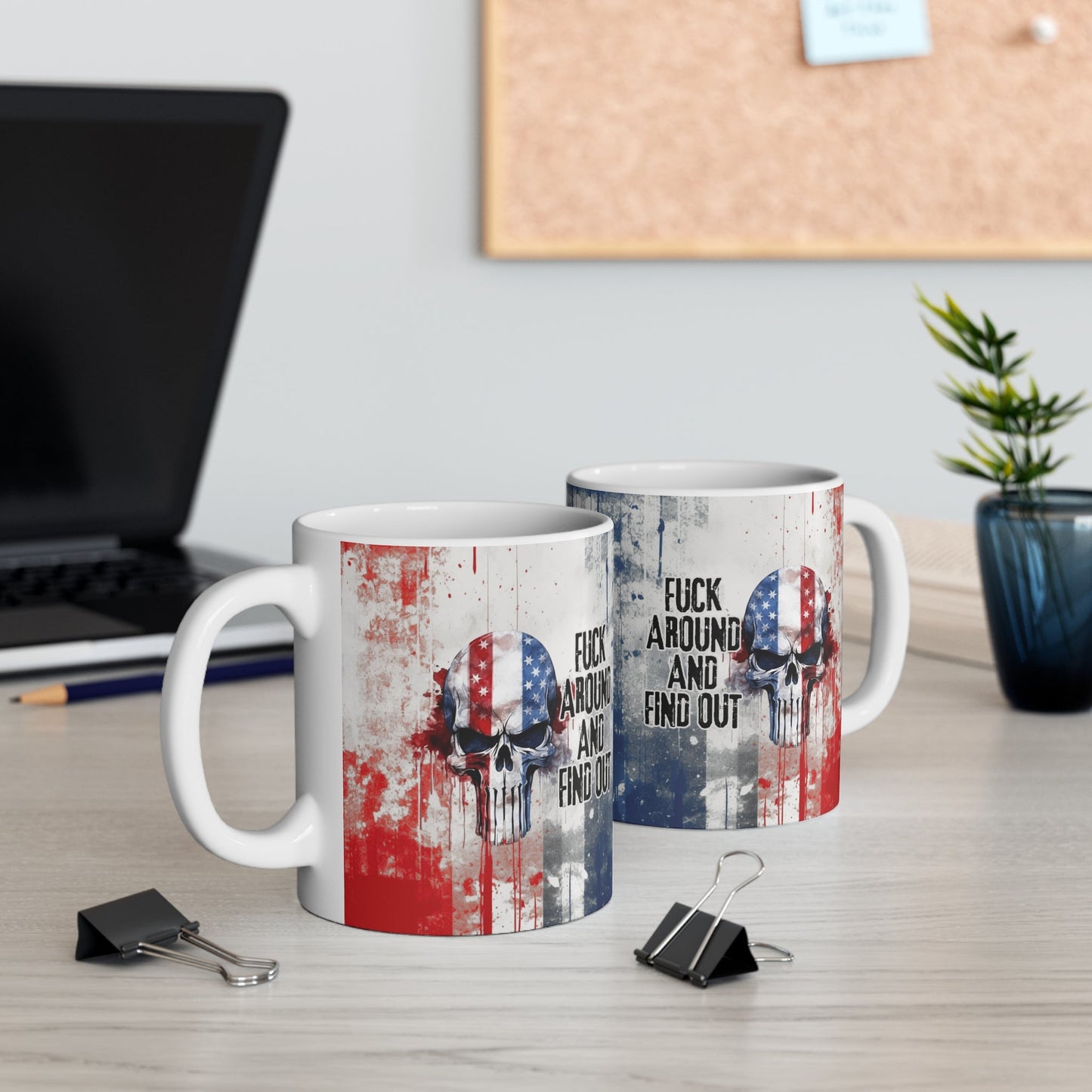 Fuck Around and Find Out Patriotic Mug. (11oz-15oz) Don't Mess with the USA Coffee Cup, American Flag, - Premium Mug from Old Glory 1776 Apparel - Just $19.99! Shop now at Old Glory 1776 Apparel