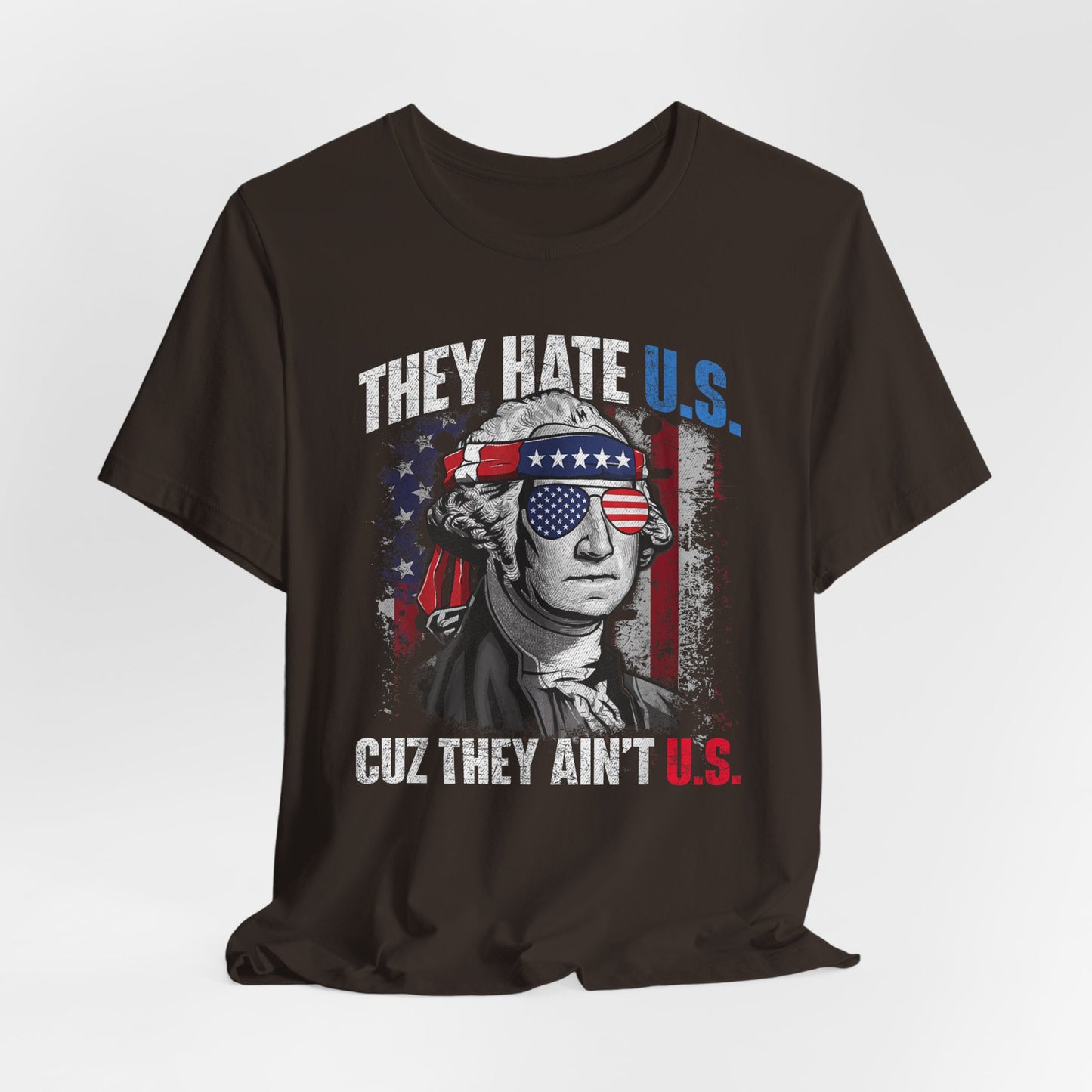 Patriotic Short Sleeve Tee, Independence Day Shirt, USA Pride Top, Trendy Graphic Tee, Casual Summer Wear, Gift for Americans