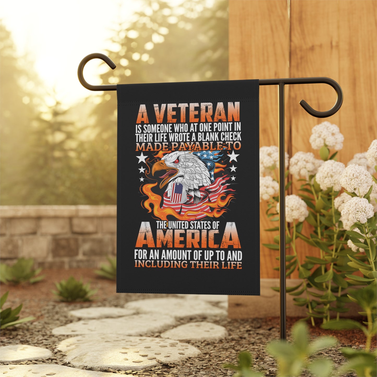 A Veteran - Garden & House Banner - Premium Home Decor from Old Glory 1776 Apparel - Just $19.97! Shop now at Old Glory 1776 Apparel