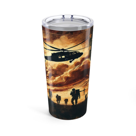 Freedom Isn't Free, Patriotic 20oz Tumbler - Old Glory 1776 Apparel