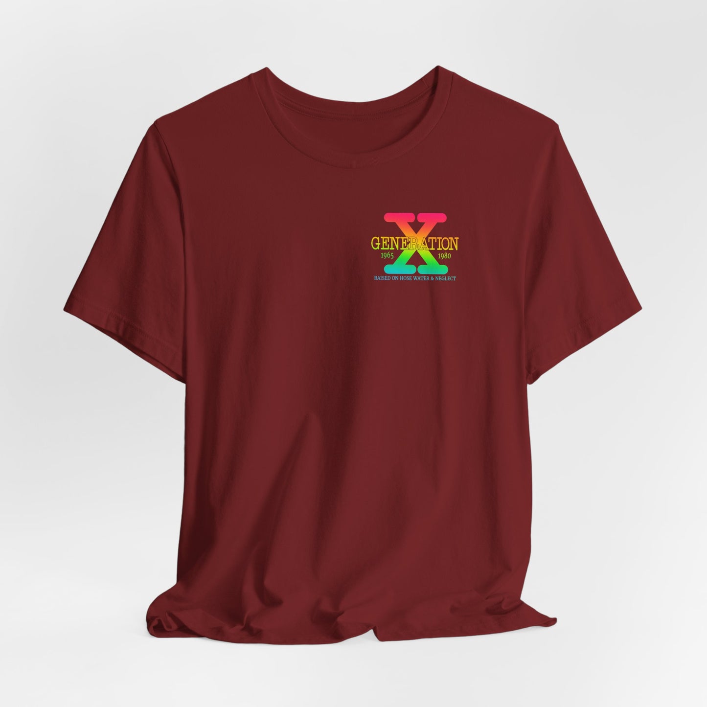 Retro Gen X T-Shirt, Vintage Style Tee, Unisex Graphic Tee, Nostalgic 80s Shirt, Perfect for Gen X Fans, Gift for Retro Lovers - Old Glory 1776 Apparel