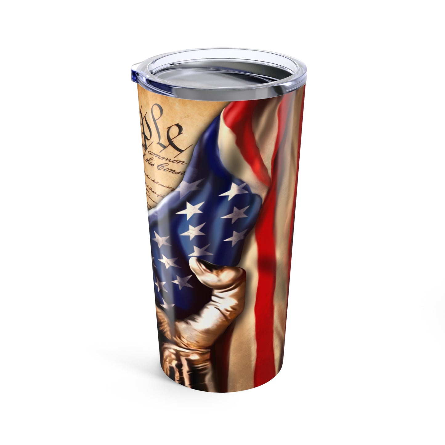 We The People Patriotic 20oz Tumbler, Freedom & Liberty Inspired Drinkware - Old Glory 1776 Apparel
