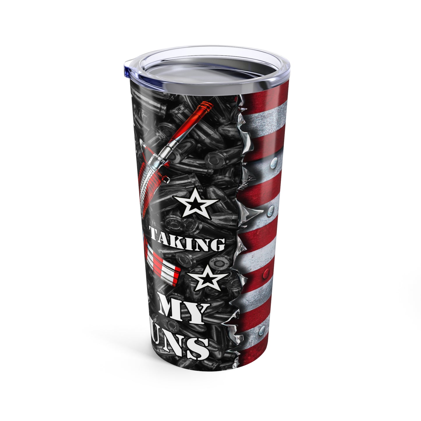 Patriotic 20oz Tumbler - Features Bold American Designs & Gun Themes - Old Glory 1776 Apparel