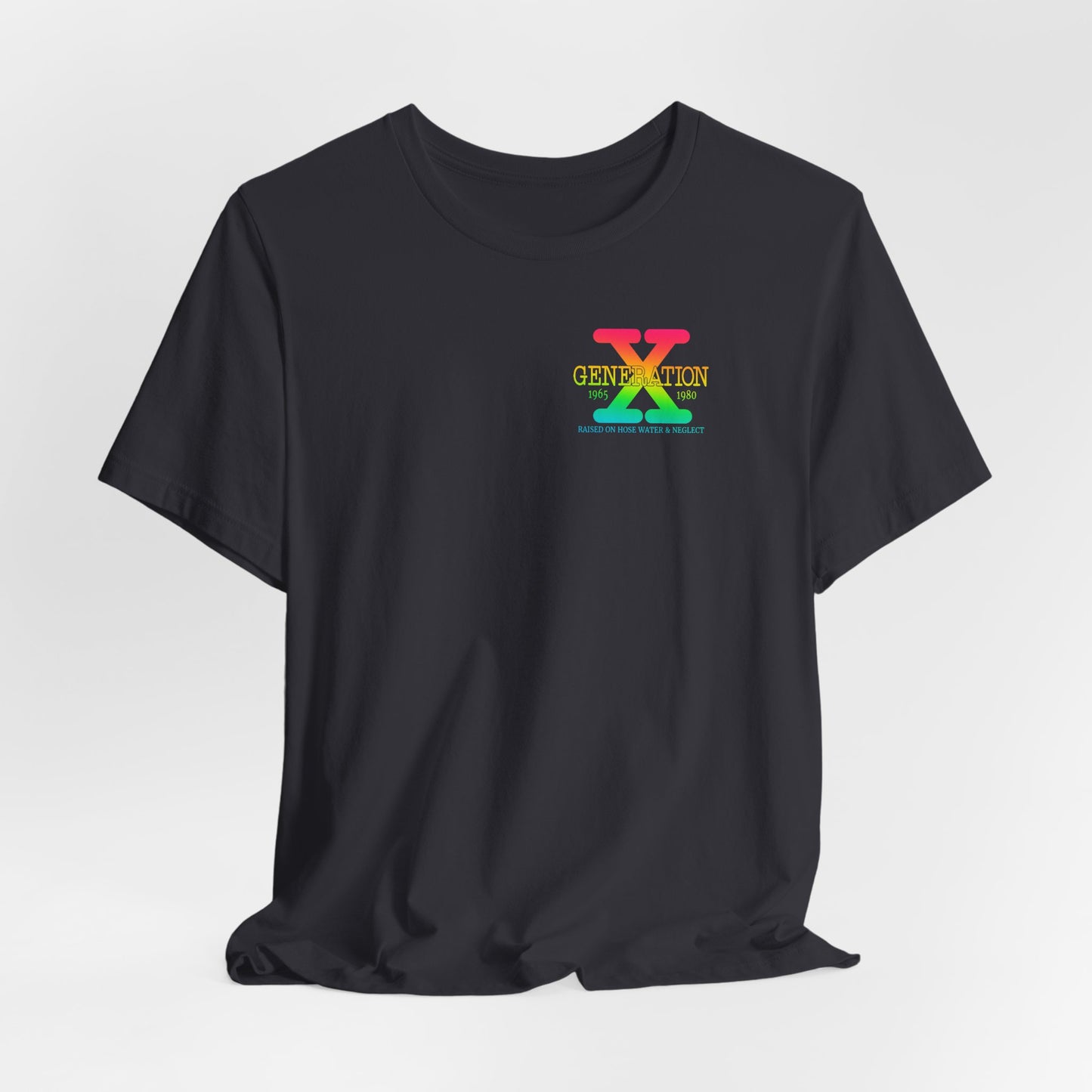 Retro Gen X T-Shirt, Vintage Style Tee, Unisex Graphic Tee, Nostalgic 80s Shirt, Perfect for Gen X Fans, Gift for Retro Lovers - Old Glory 1776 Apparel