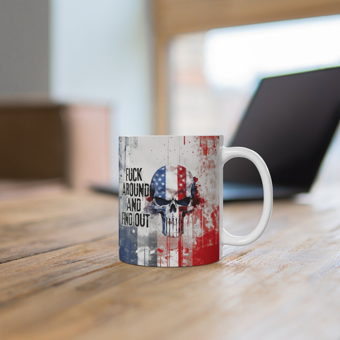 Fuck Around and Find Out Patriotic Mug. (11oz-15oz) Don't Mess with the USA Coffee Cup, American Flag, - Premium Mug from Old Glory 1776 Apparel - Just $19.99! Shop now at Old Glory 1776 Apparel