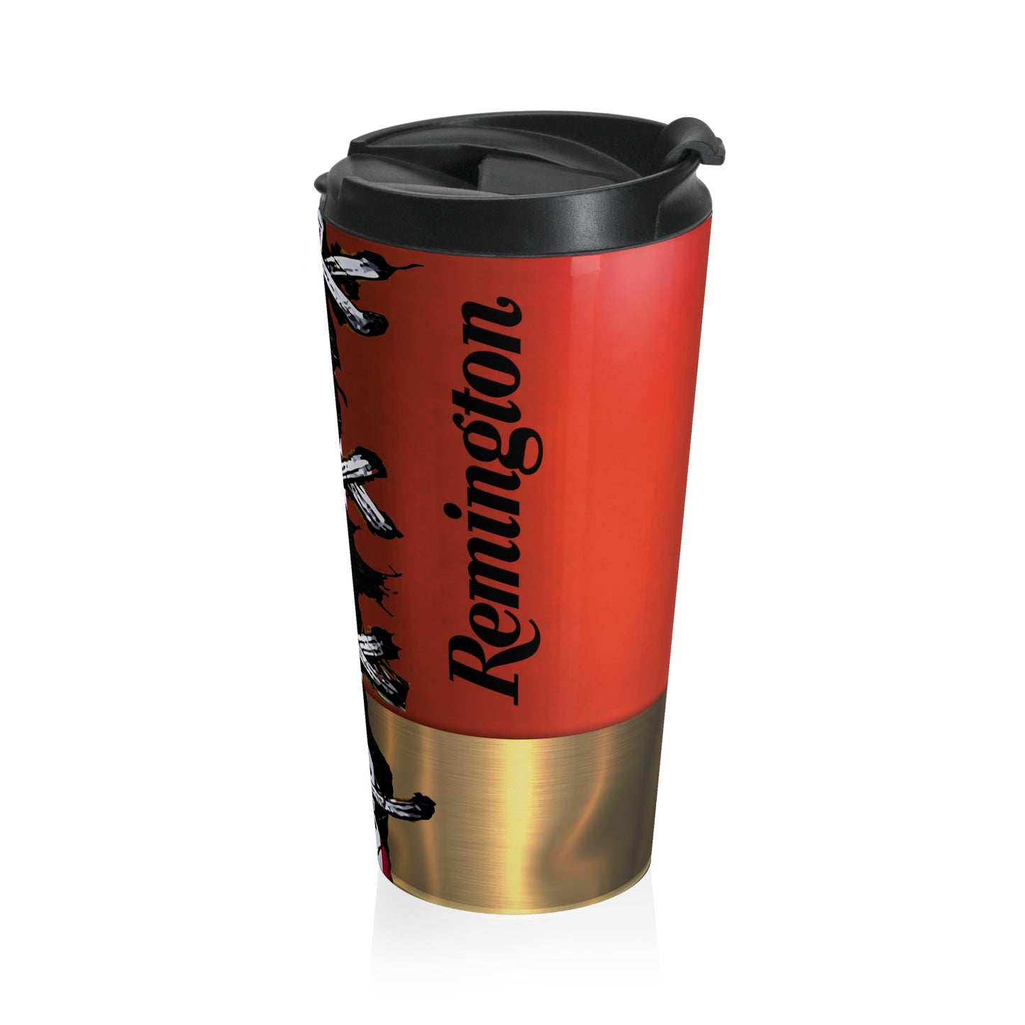Patriotic Stainless Steel Travel Mug - 15oz American Flag Design