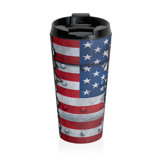 I Am 1776% Sure No One Will Be Taking My Guns, Patriotic 15oz Travel Mug, Perfect for Veterans and Outdoor Adventures - Old Glory 1776 Apparel
