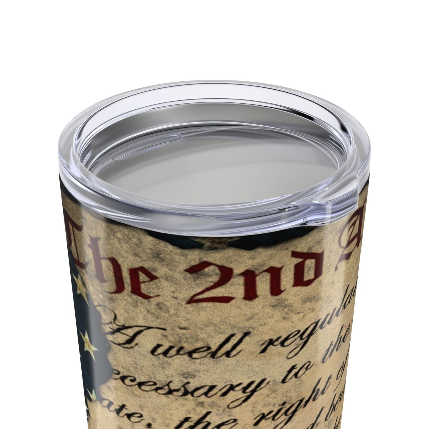 Patriotic 2nd Amendment Tumbler 20oz - Perfect for Freedom Lovers - Old Glory 1776 Apparel