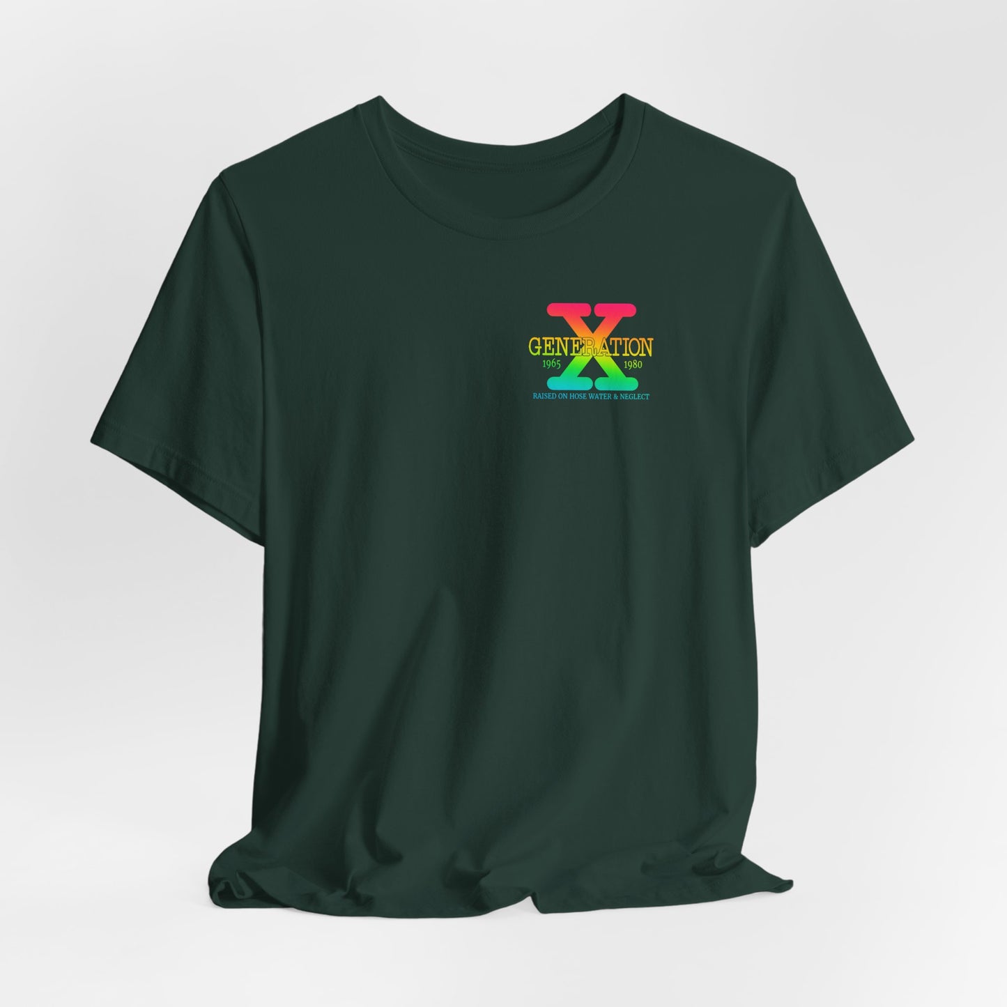Retro Gen X T-Shirt, Vintage Style Tee, Unisex Graphic Tee, Nostalgic 80s Shirt, Perfect for Gen X Fans, Gift for Retro Lovers - Old Glory 1776 Apparel