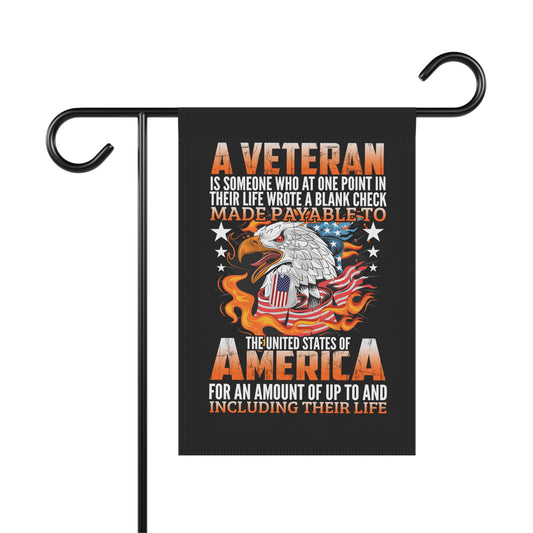 A Veteran - Garden & House Banner - Premium Home Decor from Old Glory 1776 Apparel - Just $19.97! Shop now at Old Glory 1776 Apparel